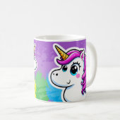 Tasse Licorne cartoon Koffiemok (Voorkant rechts)