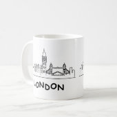 Tasse Londen Koffiemok (Voorkant links)
