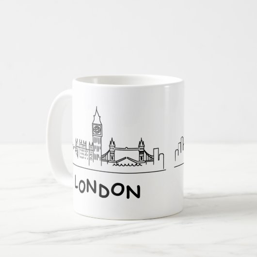Tasse Londen Koffiemok (Voorkant links)