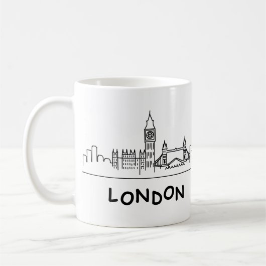 Tasse Londen Koffiemok (Links)