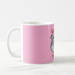 Tasse „Love for the Underdogs“ – Stadttauben-Motiv Koffiemok