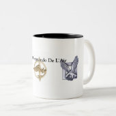 Tasse luchtmacht tweekleurige koffiemok (Voorkant rechts)