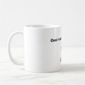 Tasse Magritte ceci n'est pas une pipe Koffiemok (Links)