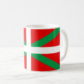 Tasse met Baskische vlag "Ikkurina" Koffiemok (Voorkant rechts)