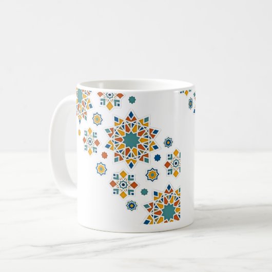 Tasse met Marokkaans handwerk Koffiemok (Voorkant links)
