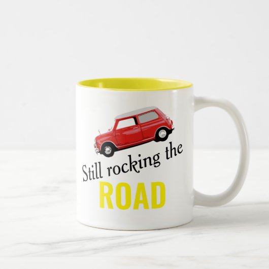 TASSE Mini Cooper Tweekleurige Koffiemok (Rechts)