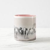 Tasse mit arabischen Pferden Tweekleurige Koffiemok (Center)