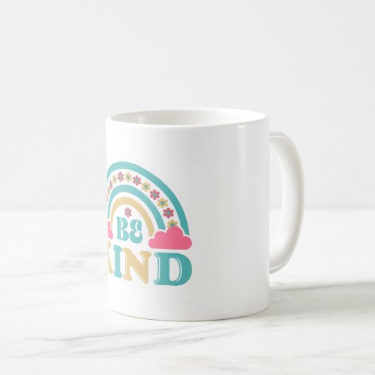 Tasse mit coolem Design Be Kind Koffiemok (Voorkant rechts)