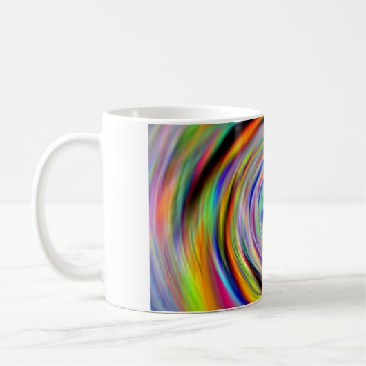 Tasse , mit Farbigem motiv Koffiemok (Links)