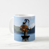 Tasse mit Foto vom Edersee und Schloß Waldeck Koffiemok (Voorkant links)