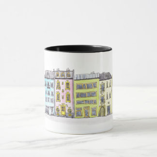 Tasse mit Häusern Mok