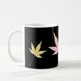 Tasse mit Herbstlaub Koffiemok
