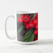 Tasse mit herbstlichen, roten Vogelbeeren Koffiemok (Links)