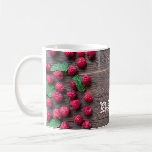 Tasse mit Himbeeren Motiv Koffiemok (Links)