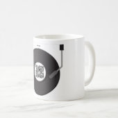 Tasse mit personlisierten Song per QR-Code Koffiemok (Voorkant rechts)