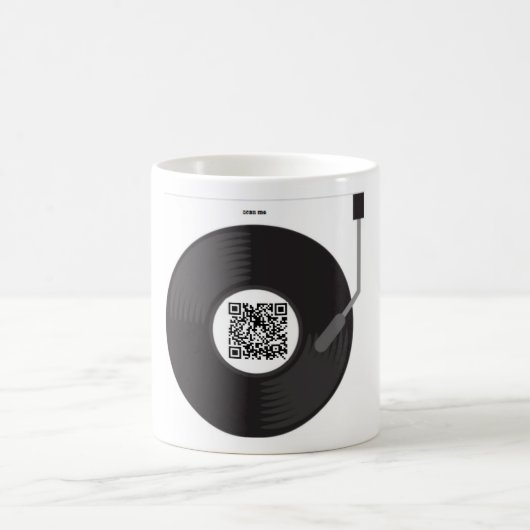 Tasse mit personlisierten Song per QR-Code Koffiemok (Center)