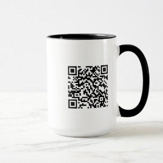 Tasse mit QR Code Mok