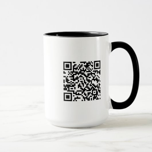 Tasse mit QR Code Mok (Rechts)