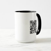 Tasse mit QR Code Mok (Voorkant rechts)