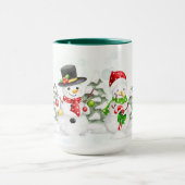 Tasse mit Schnemännern 2 Mok (Midden)