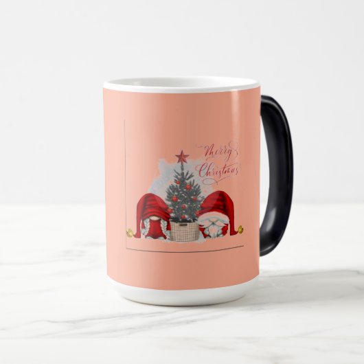 Tasse Morphing Merry Chrismas Magische Mok (Voorkant rechts)