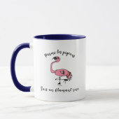 Tasse motivation - Sois un flamant rose Mok (Links)