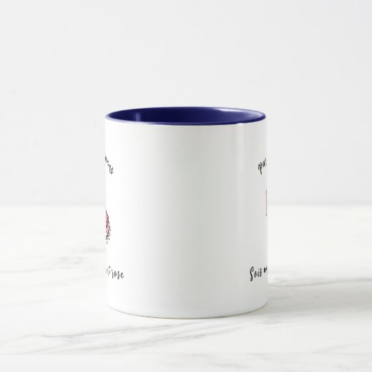Tasse motivation - Sois un flamant rose Mok (Midden)