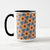 Tasse MUG Jimette Design Orange White Black Mok (Links)