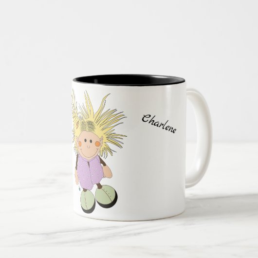 Tasse "My little witch" Tweekleurige Koffiemok (Voorkant rechts)