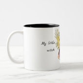 Tasse "My little witch" Tweekleurige Koffiemok (Links)