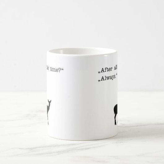 Tasse "na al deze tijd" koffiemok (Center)