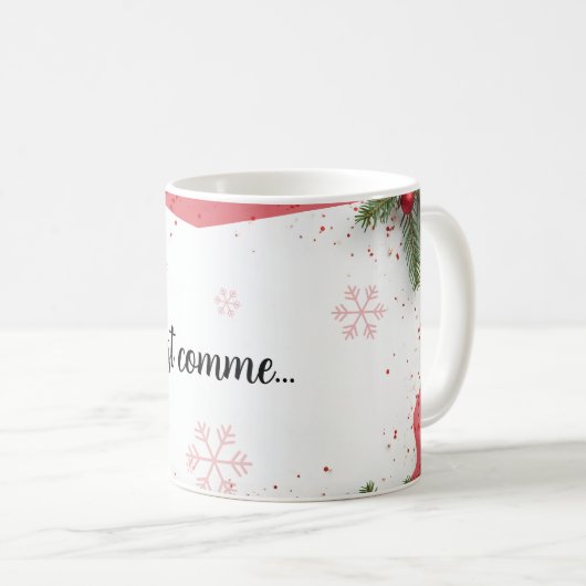 Tasse Noel is als... Koffiemok (Voorkant rechts)
