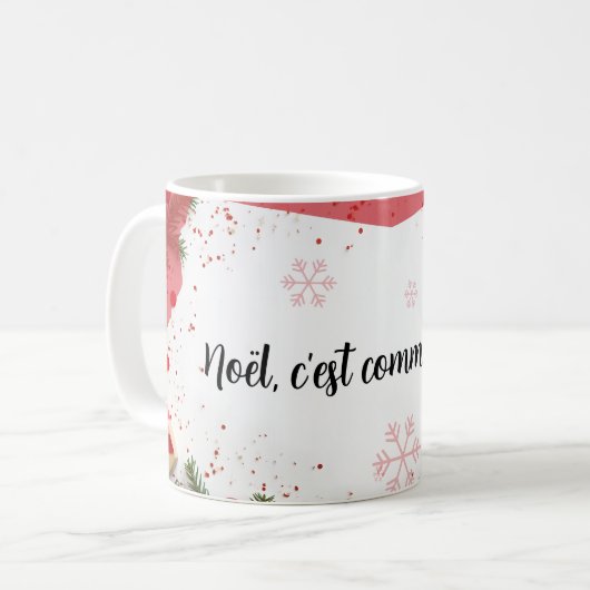 Tasse Noel is als... Koffiemok (Voorkant links)