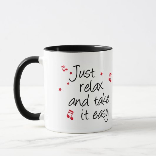 Tasse "Ontspan gewoon" Mok (Links)