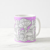 Tasse, paddenstoelen koffiemok (Voorkant rechts)