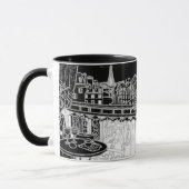 Tasse pari, france, tower Eiffel Mok (Links)
