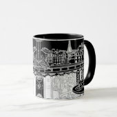 Tasse pari, france, tower Eiffel Mok (Voorkant rechts)