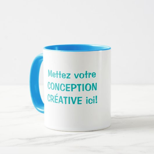 Tasse personnalisée mok (Voorkant links)