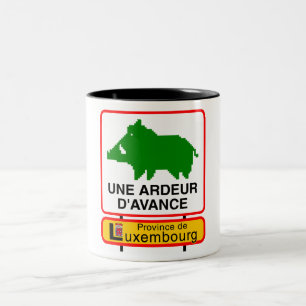 Tasse - PROVINCIE LUXEMBURG Tweekleurige Koffiemok