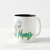Tasse Rick & Morty Tweekleurige Koffiemok (Voorkant rechts)