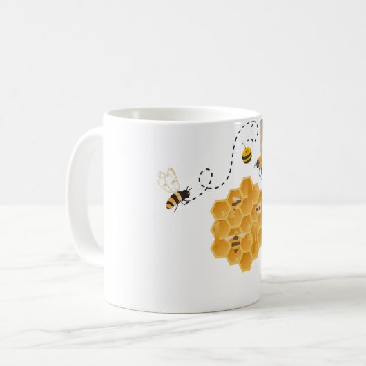 Tasse Ruche de Abeille Koffiemok (Voorkant links)