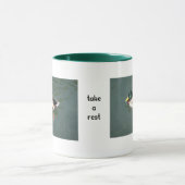 Tasse ruhende Ente: rest even Mok (Midden)