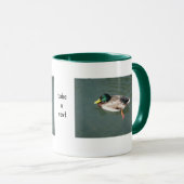 Tasse ruhende Ente: rest even Mok (Voorkant rechts)