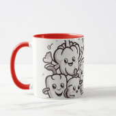 Tasse Smiling Veggies Coffee Mug Mok (Links)