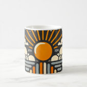 Tasse Soleil - De zon schijnt achter de wolken Koffiemok (Center)