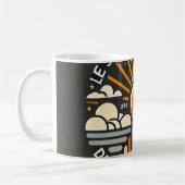 Tasse Soleil - De zon schijnt achter de wolken Koffiemok (Links)