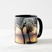 Tasse Sonnenuntergang am See Mok (Voorkant rechts)