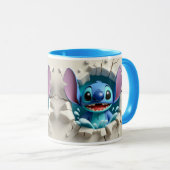 Tasse stich 3d mok (Voorkant rechts)