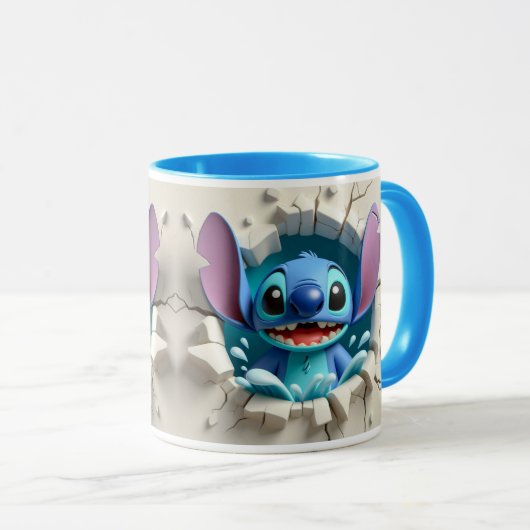 Tasse stich 3d mok (Voorkant rechts)