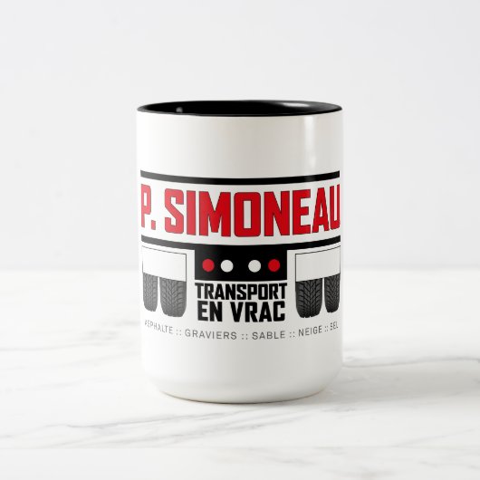 Tasse Transport Tweekleurige Koffiemok (Center)